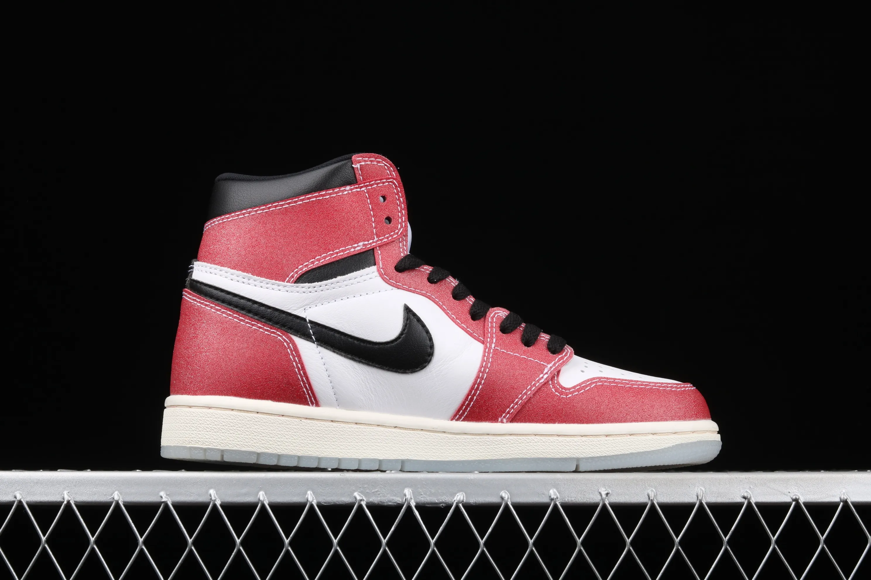 All categories Air Jordan Jordan series basketball shoes Air Jordan 1 High X version Air Jordan 1 High OG Pro "Total Orange" AJ1 Joe 13M blue and white stitching high-top basketball shoes DC6515-100
